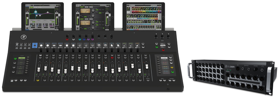AXIS Digital Mixing System Front iPad Plane